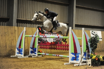 Jamie Wingrove triumphs in the Winter Grand Prix at Onley Grounds Equestrian Centre 
